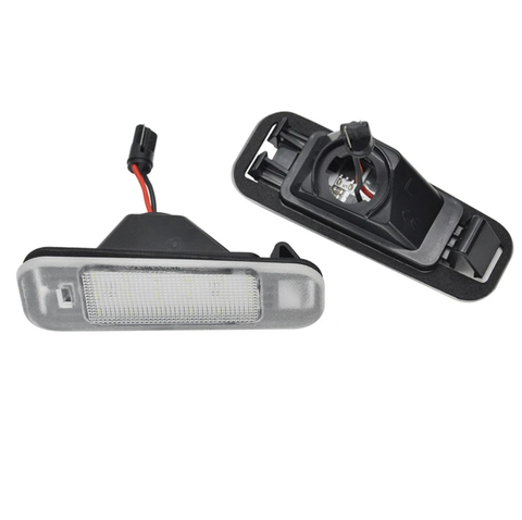 12V LED Number Plate Lamp for Kia Rio 2005-2011 Rio5 2006-2011 White License Plate Light Assembly