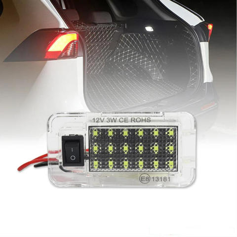 1Pcs Car LED Rear Trunk Lamp Luggage Compartment Light For Toyota RAV4 Prius Sienna Alphard Yaris Prime For Lexus