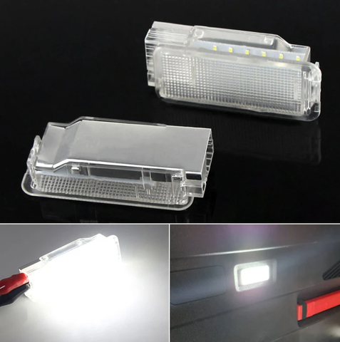 2PCS LED Luggage Compartment Light Trunk Lamp for Peugeot 3008 206 for Citroen C2 C3 Courtesy Light Interior Trunk Light