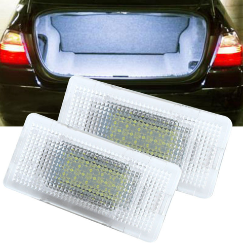 2PCS Trunk Lamp LED Luggage Compartment Light for E36 E38 E39 E46 E60 E60 E61 E65 E66 E82 Courtesy Light Interior Trunk Light