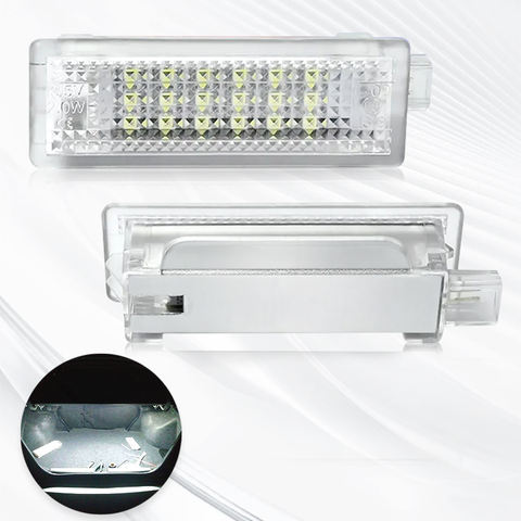 2Pcs LED Under Door Interior Courtesy Foot Well Light Luggage Trunk Lamps for BMW M3 E90 E91 E92 E93 F30 F31 F34 F35 F80