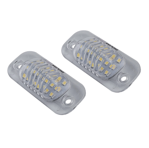 2pc CANbus Error Free White LED Number License Plate Lights for VW Golf Mk3 Polo 3 Classic Cabriolet Seat Ibiza Cordoba Vario 6K
