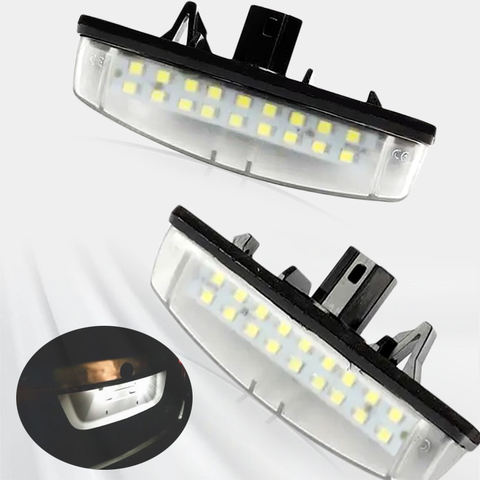 2pcs 6500K LED License Plate Lamp Light for Toyota Aurion prius Previa  Camry Lexus IS300 IS200 RX330 LS430 GS430