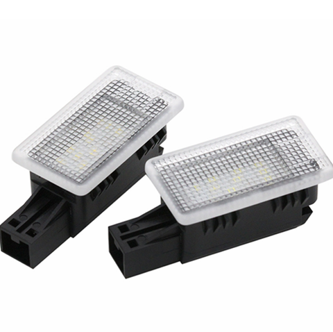 2pcs Car Rear White LED License Plate Light Number Lamp for Volvo XC40 XC70 V60 S60 S80 V40 V40CC