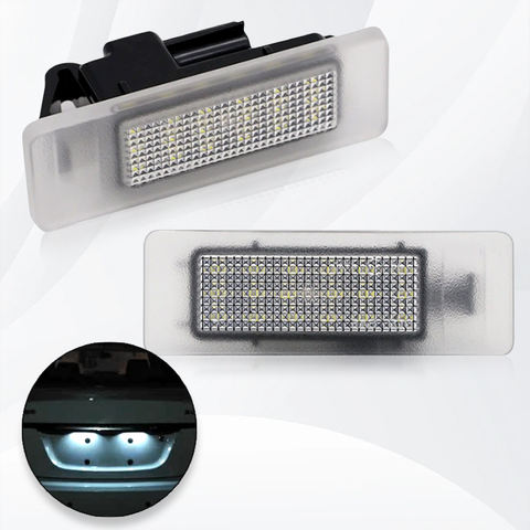 2pcs LED License Number Plate Light for Renault Megane 4 Scenic IV Twingo Kangoo Koleos MK2 Clio IV V Logan Sandero Dacia Duster
