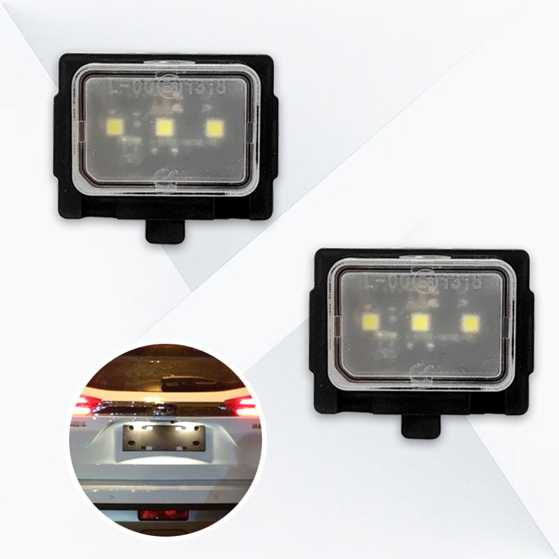2pcs LED License Number Plate Light for Benz C-Class W204 W205 W216 W218 E-CLASS W212 S-CLASS W221 SL W231 R231 S-CLASS W222