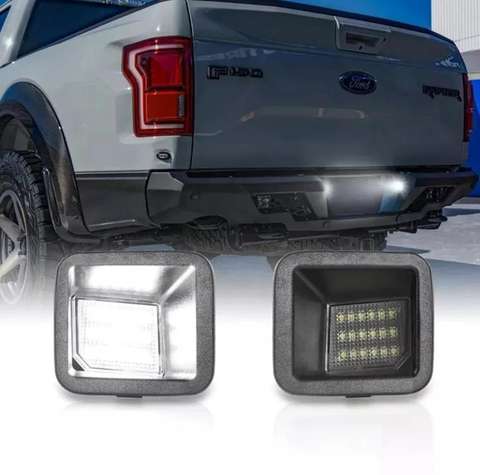 2pcs LED License Plate Light Number Lamp for Ford F250 F350 F450 Super Duty 2017 2018 2019 2020 2021 2022