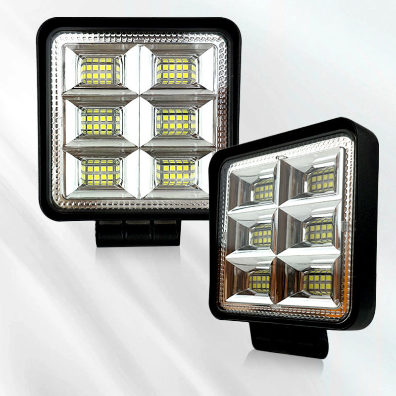 4 Inch 144W Flood Auto Off-Road Spotlight Led Working Light for 4x4 4WD Cars SUV ATV Pickup