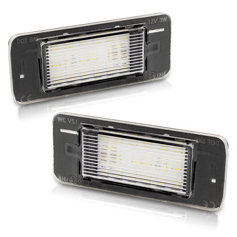 CANbus 18SMD Led Number License Plate Light for Opel Astra J Sports Tourer Estate Zafira Tourer C Car Led Plate Light