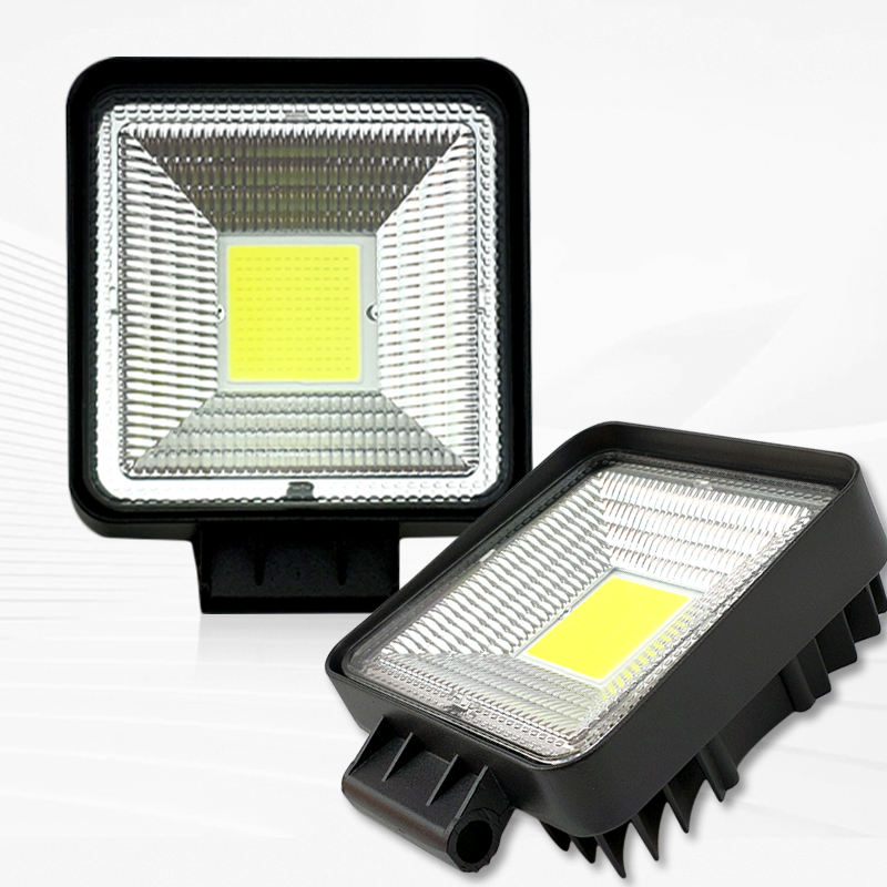COB Driving Headlight Spot Fog Lamp Light bar 4inch square 43w Led Working Light Car Accessories for Truck Boat ATV Tractor