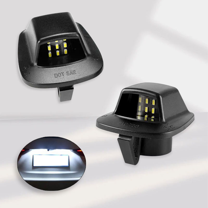 Car 12V LED License Plate Light for 97-11 Dodge Dakota for 06-09 Mitsubishi Raider  License Tag Lamp Canbus Error Free