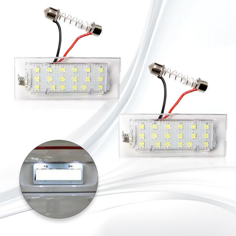 Car Accessories LED License Plate Lamp Light 12V for BMW X3 E83 BJ X5 E53 BJ