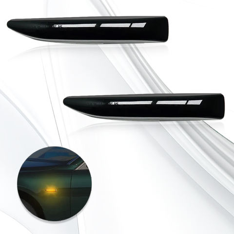 Car Accessories Smoke Dynamic Led Side Marker Light for BMW 7 Series E65 E66 E67 E68 2001 to 2008 Led Turn signal Lamp