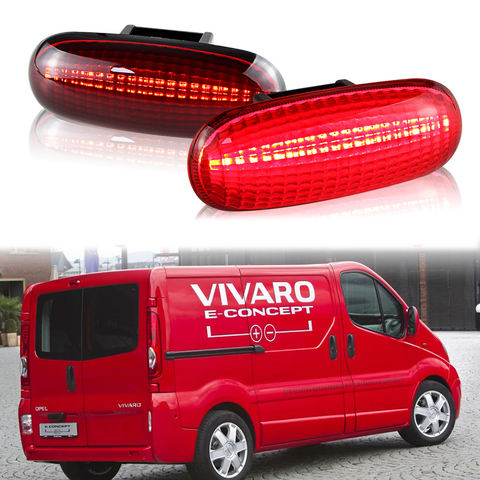 Car LED Third Brake Light Mount Stop Lamp Rear 3rd Signal Light for Renault Master Trafic 2004 2005 2006