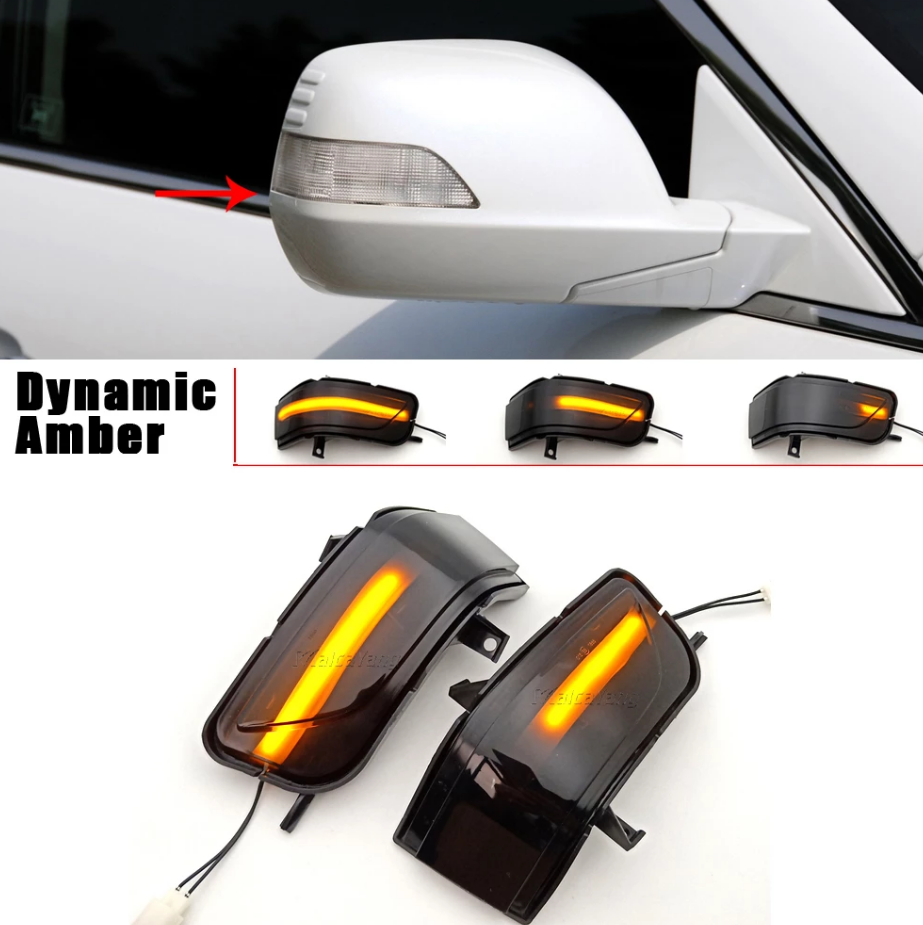 Car Parts Side Mirror With Led Turn Signal Light for Honda CRV 07-11 RE1 RE2 RE4 Crosstour 2011-2016 Car Indicator Light