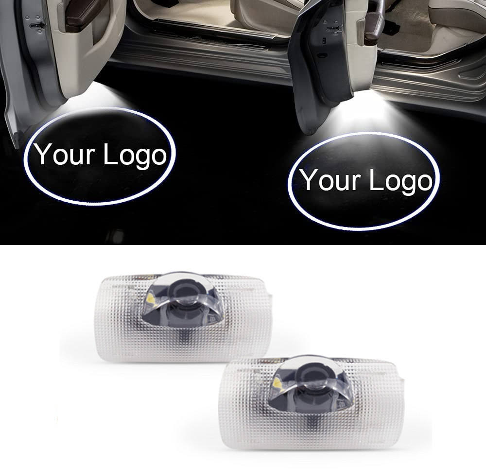 Customize logo Factory Prices Wireless Car logo Welcome Light Led Car Door Light 12V Car Accessories for toyota camry Crown