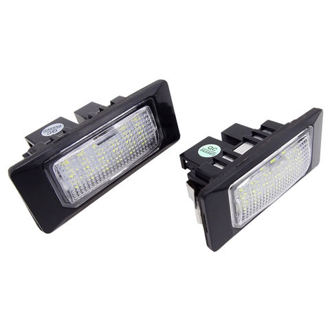 Error Free LED License Plate Light for Audi A4 A5 S5 Q5 TT TTS A1 A7 RS5 TTRS A6 C7 for VW Skoda