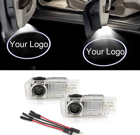 Factory Prices Wireless Car logo Welcome Light Shadow Projector Lamp Led Car Door Light for audi A5 C5 12V Car Lamp
