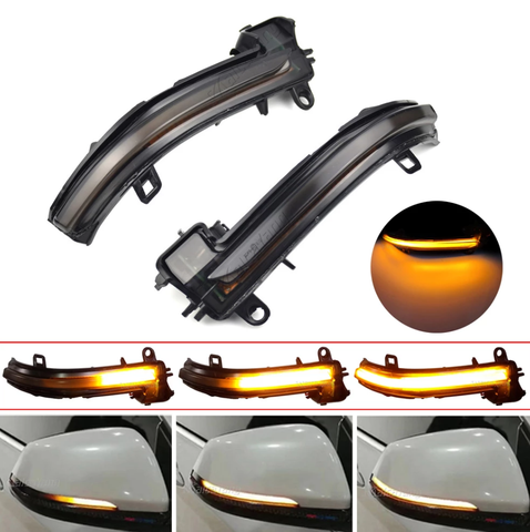 For BMW X2 X1 F48 F49 1/2 Serie F45 F46 F52 Dynamic Turn Signal LED Side Wing Rearview Mirror Indicator Blinker Sequential Light
