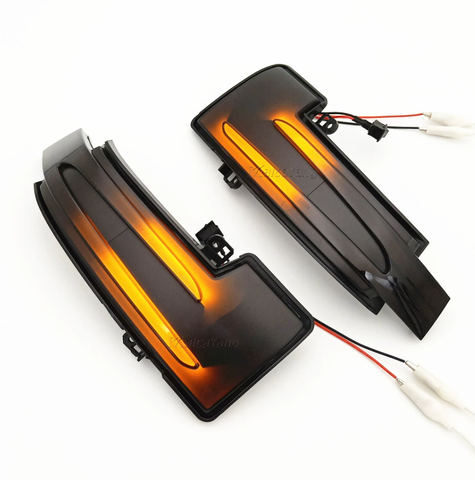 For Mercedes Benz G R-Class GLS W463 X164 Dynamic Turn Signal LED Side Wing Rearview Mirror Indicator Blinker Sequential Light
