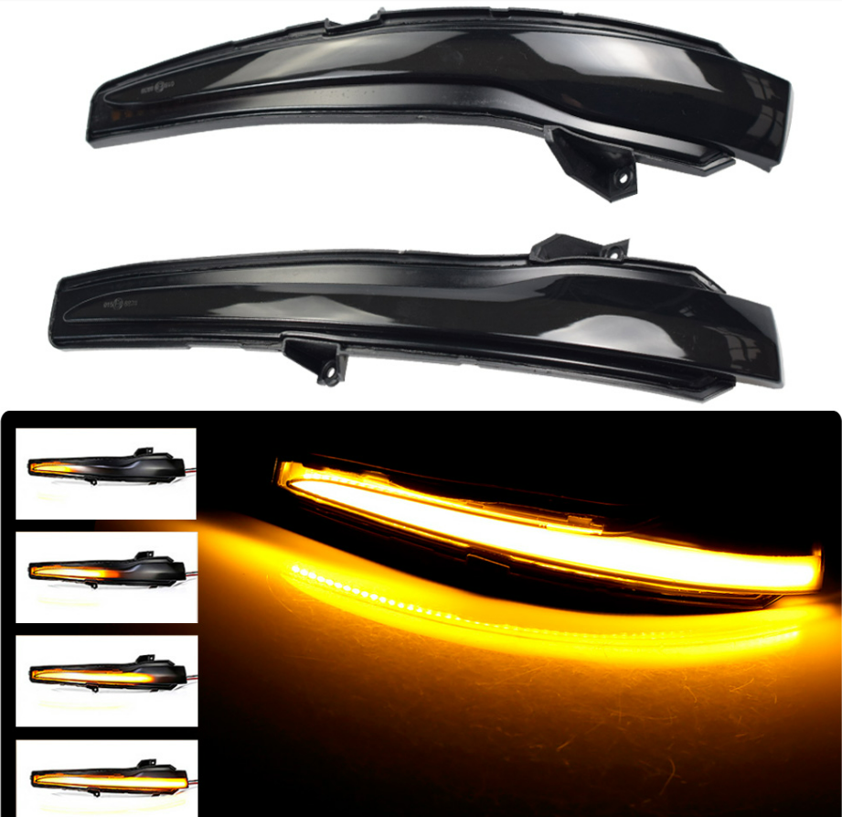 For Mercedes Benz GLC W205 X253 W213 W222 Dynamic Turn Signal LED Side Wing Rearview Mirror Indicator Blinker Sequential Light