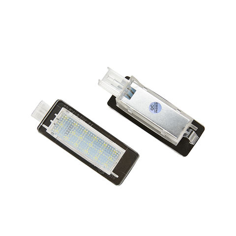 Free Error LED License Plate Lamps for Renault Captur Espace Fluence Scenic Laguna Modus FL Number License Plate Light