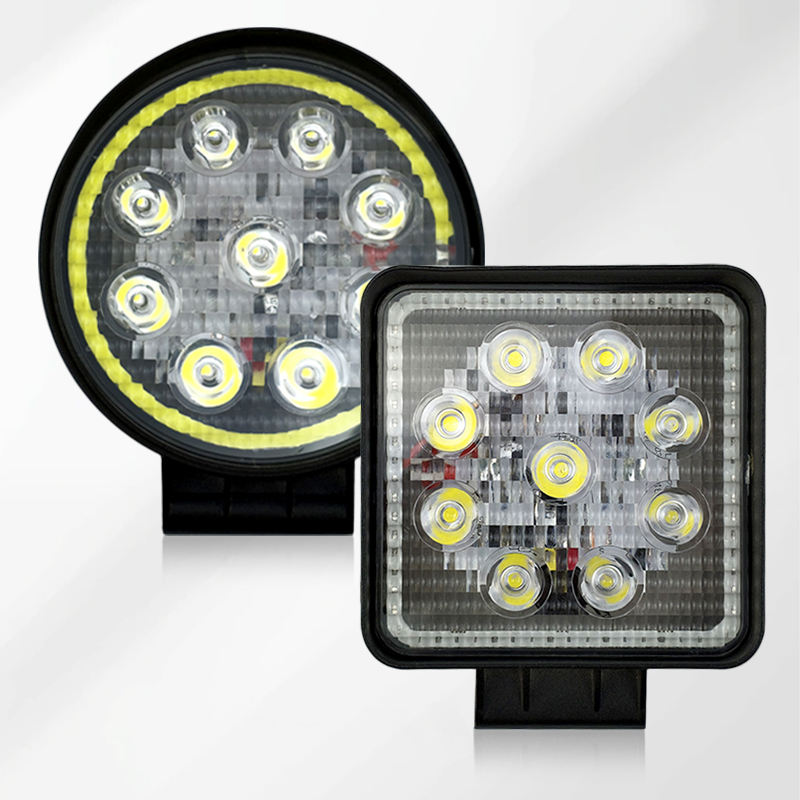 High Power Spotlight Square Round 4x4 Led Driving Light Covers Led Work Light For Off Road ATV Motorcycle Car Truck