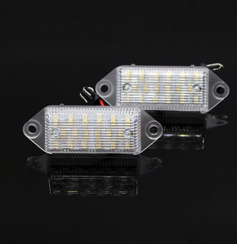 High Quality Error Free LED Car License Plate Light Number Lights for Mitsubishi Lancer 2003-2017