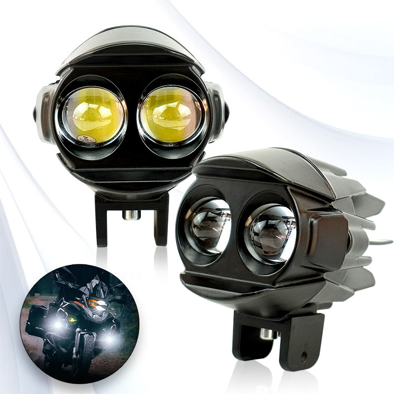 Hot Sale Fog Lights 4000lm High Low Beam White Yellow 2smd 20w Led Motorcycle Light for Universal Car