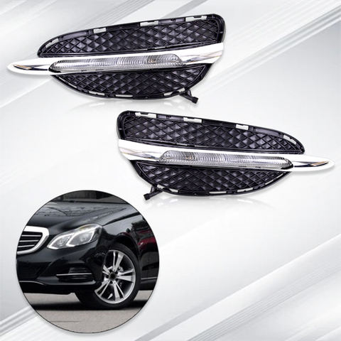 LED DRL Daytime Running Light Fog Driving Lamp for Mercedes Benz E Class W212 E180 E200 E260 E320 E400 2014 2015 Auto Parts