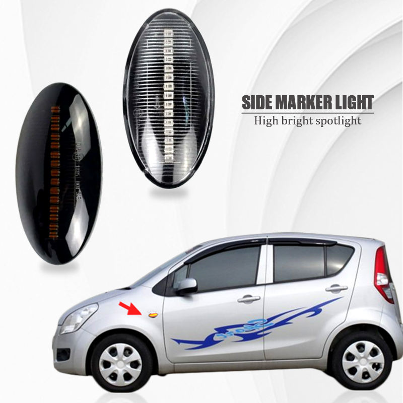 LED Dynamic Turn Signal Side Marker Light for Suzuki Grand Vitara Swift SX4 S-Cross APV Arena XL7 Alto Fiat Sedici