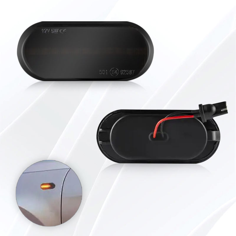 LED Dynamic Turn signal Lamp Smoke Lens Car Side Marker Lights for VW Golf 3/Passat 3B  for Ford  Fiesta MK6