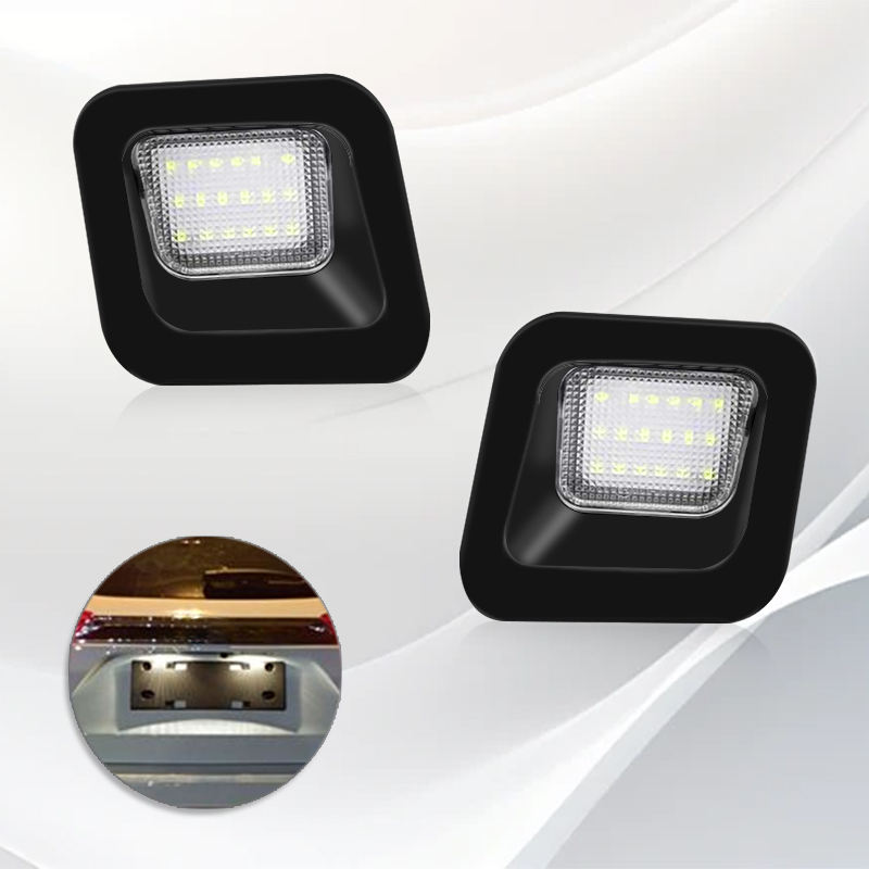 LED License Plate Light Lamp Assembly Replacement for 2003-2018 Dodge RAM 1500 2500 3500 Pickup Truck 6000K White