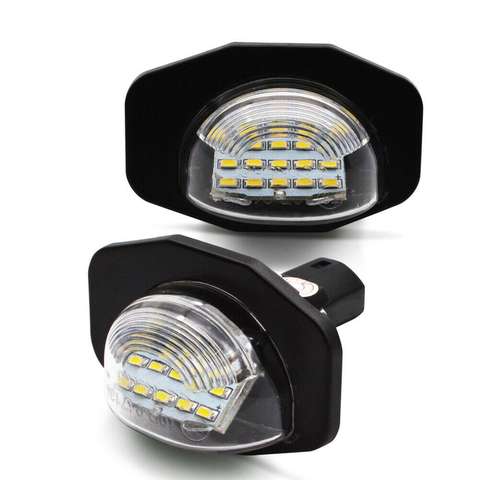 LED Number Plate Lamp for TOYOTA  ALPHARD AURIS ADE150 COROLLA AZE141 License Plate Lights