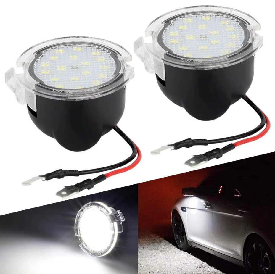 LED Side Mirror Puddle Lights for FORD Led Lights for Ford F150 Fusion Gen Flex SEL Everest Expedition