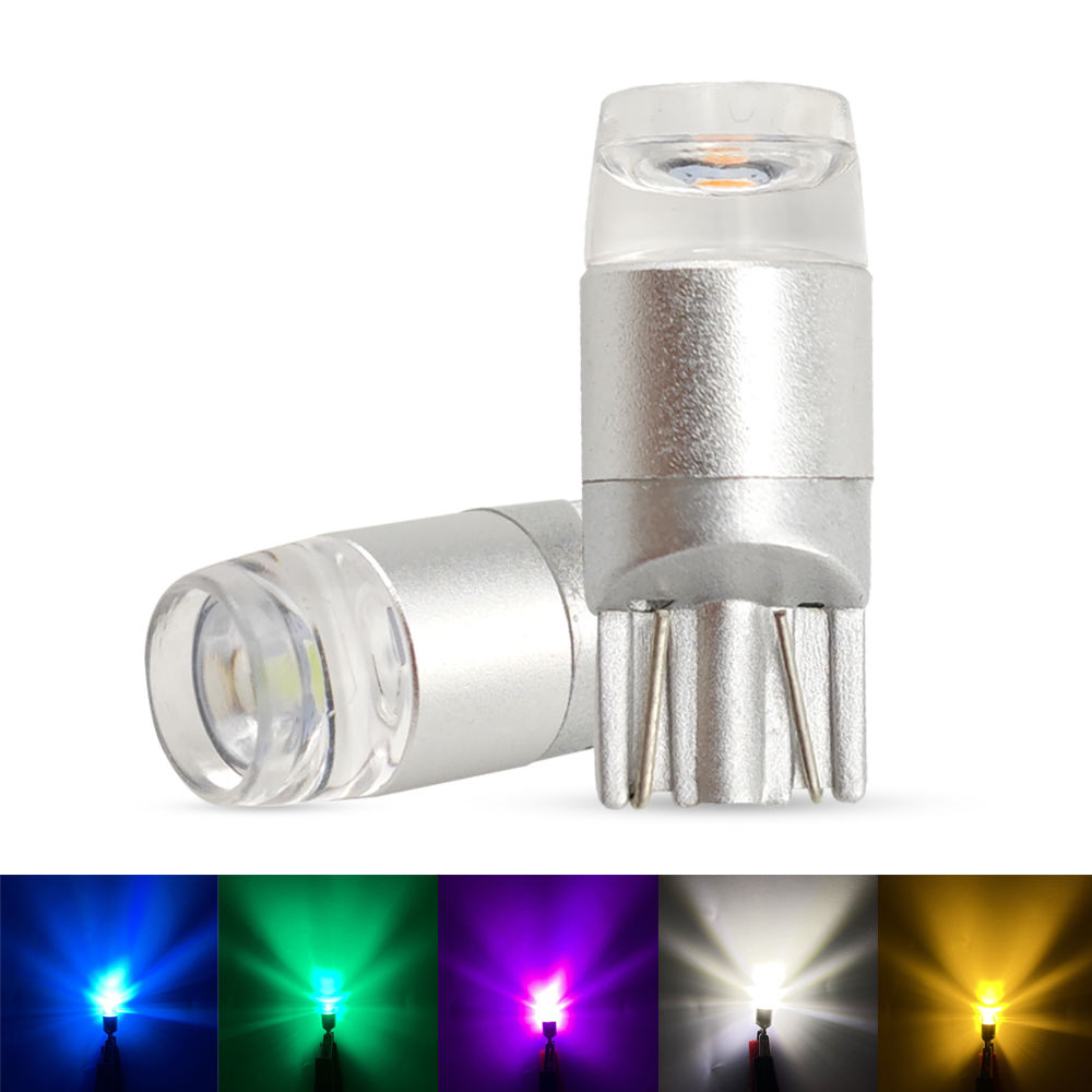 Led Lamp for Car T10 194 168 147 W5W 3030 Car LED Interior Bulbs Error Free Side Wedge Light Led T10 Canbus Accessories Auto