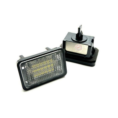 New 2Pcs 18SMD LED No Error License Plate Light for Benz GLK X204 Led Car Light