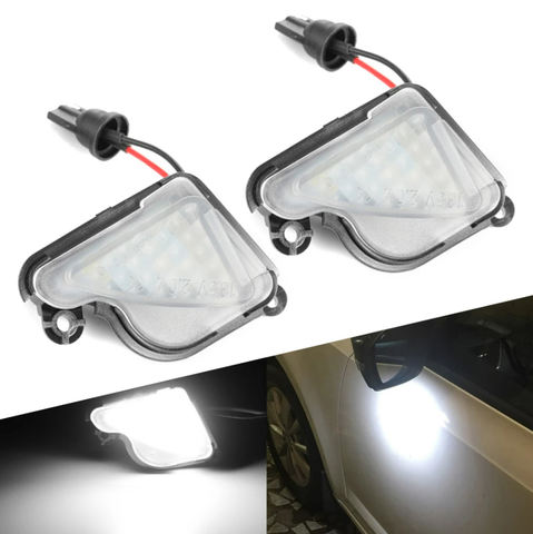 No Error Car Led Side Tow Mirror Puddle Lamp Lights Ghost Shadow Lights for Skoda Superb Octavia MK3 MK2
