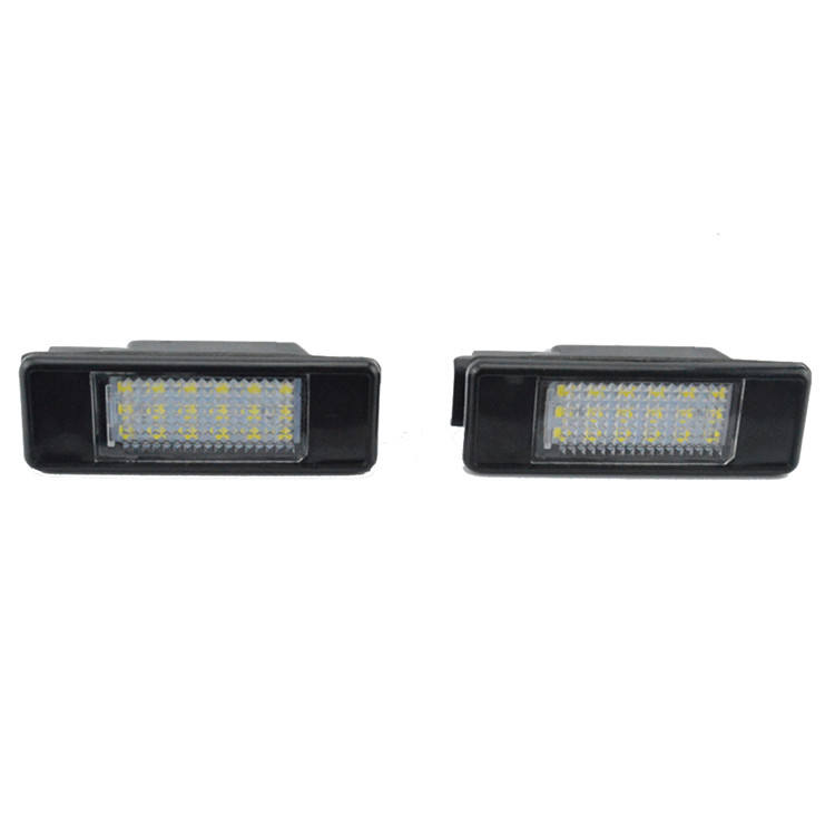 OE NO. 6340G9 6340A5 Car White 18smd Led License Plate Lamp Light for peugeot 308 307 3008 Citroen C2 C3 C4 C5 C6