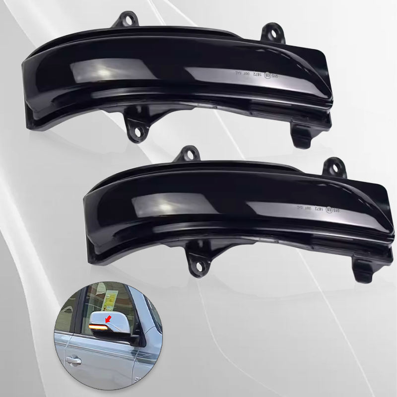 Smoked LED Dynamic Sequential Side Mirror Led Indicators Light for Toyota Land Cruiser LC200 FJ200 Prado FJ150 2010-2020