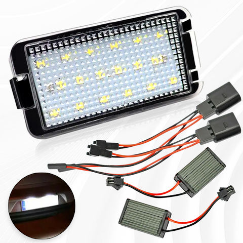 Super Bright Car Lights LED License Plate Light for SEAT AlTEA AROSE Ibiza Cordoba Led Number Plate Lamp
