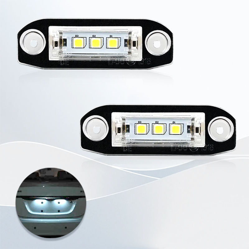 Super Bright High Car Accessories LED License Plate Lamp Light for Volvo S80 Xc90 S40 Xc60 V70 V50 Xc70