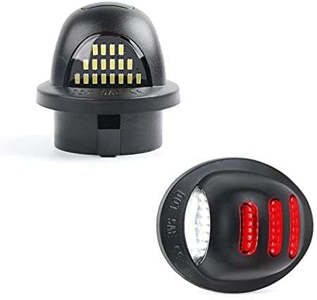 Super Brightness White+Red Light Color Car Light for Ford F-150 F-250 LED License Plate Light