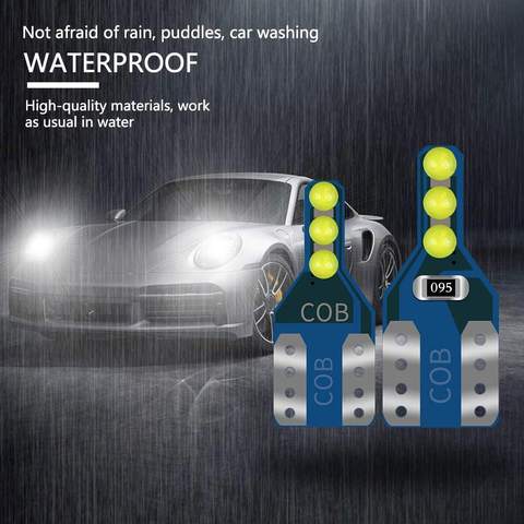 T10  W5W COB LED Car Bulbs License Plate Light Wedge Parking Light Side Door Bulb Led Light for Car Accessories Auto
