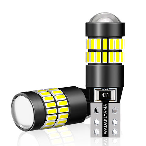 Universal Car LED Light Bulbs W5W T10 480LM Canbus License Plate Width Lamp Reading Light Led Light for Car Accessories Auto