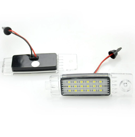 Waterproof White LED License Plate Light for TOYOTA Highlander RAV4 Land Cruiser 200 for Lexus RX300 Number Plate Lamp