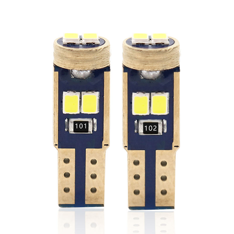 Wholesale Led Light for Car T5 Led Auto White Lamp Bulb 200LM Car Dashboard Instrument Indicator Light Accessories Auto