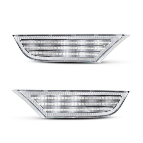 12V 2pcs Front Bumper Mounted LED Side Marker Lights for Honda Odyssey Durable Use Long Life Span