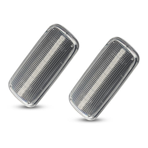 12V 4pcs Non-Polarity LED Fender Signal Light Set for Dodge RAM 1500 Front & Rear Dual Mount Car Auto Parts