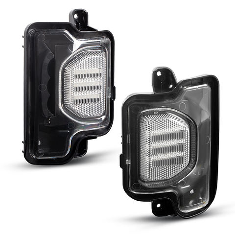 12V Auto Parts LED Mirror Turn Signal Lights for Jeep Wrangler JL Gladiator JT Easy Installation Long Lifespan